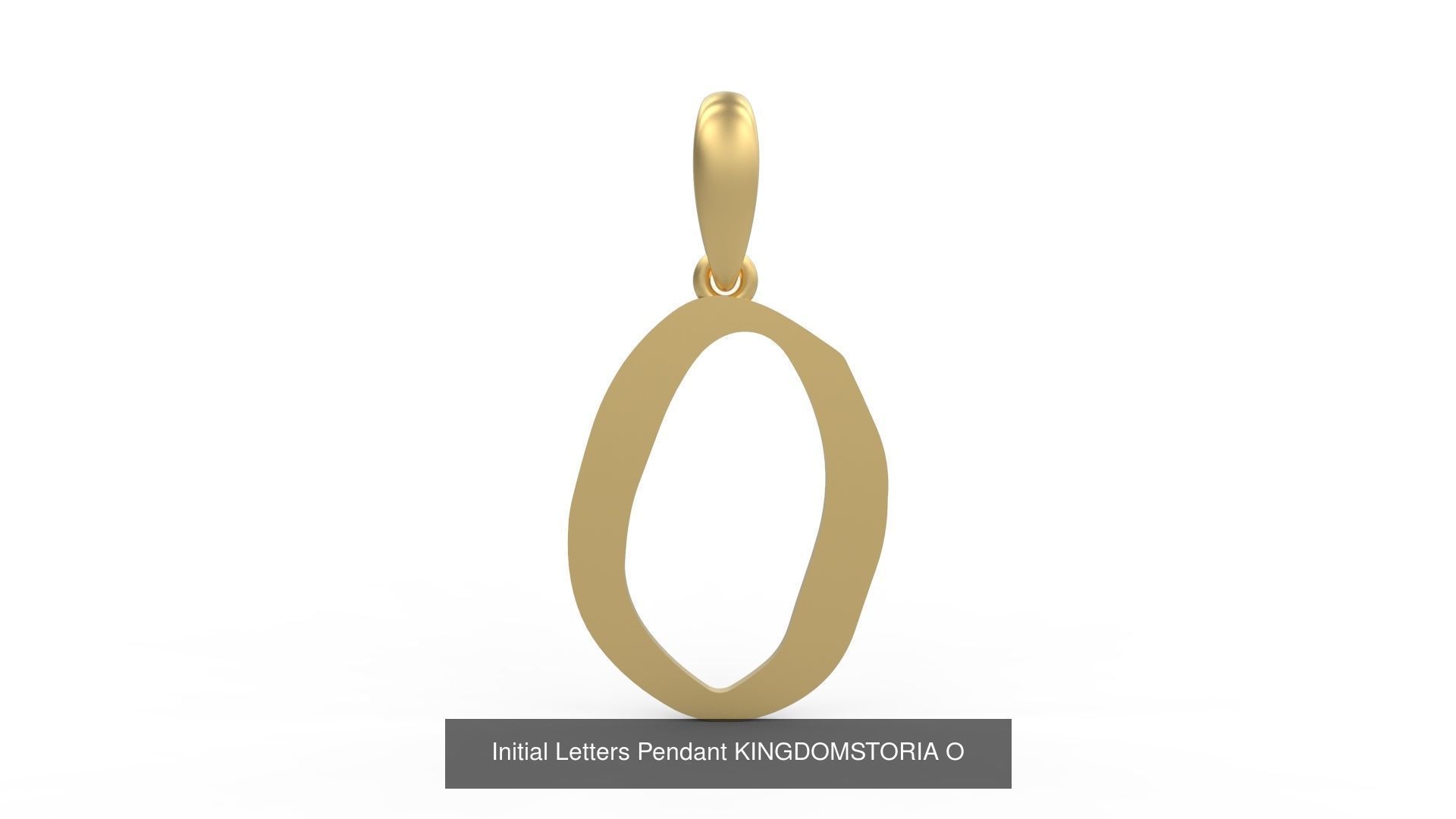 Initial Letters Pendant Alphabets KINGDOMSTORIA 3D Model Collection_17