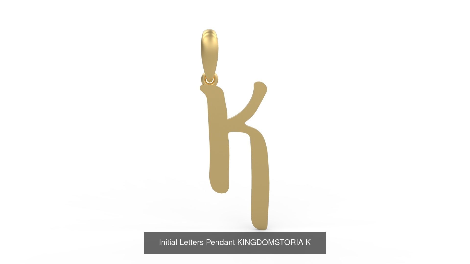 Initial Letters Pendant Alphabets KINGDOMSTORIA 3D Model Collection_13