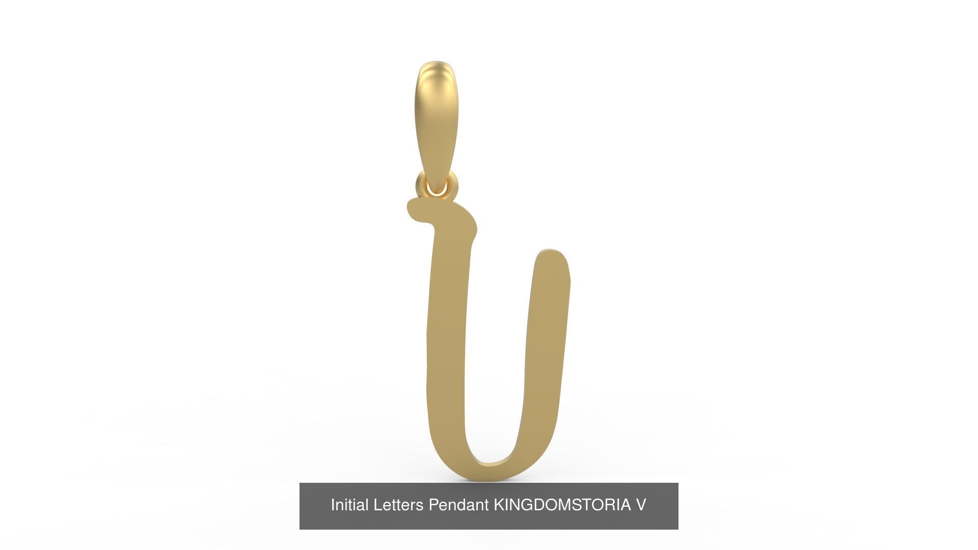 Initial Letters Pendant Alphabets KINGDOMSTORIA 3D Model Collection_24