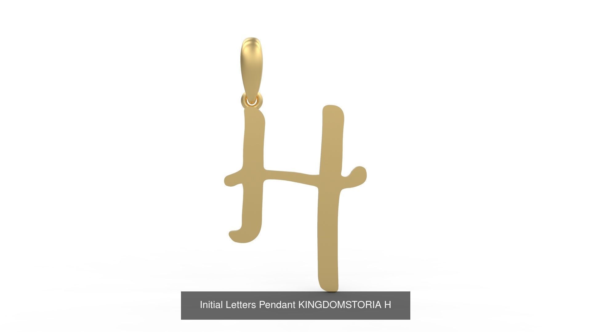 Initial Letters Pendant Alphabets KINGDOMSTORIA 3D Model Collection_10
