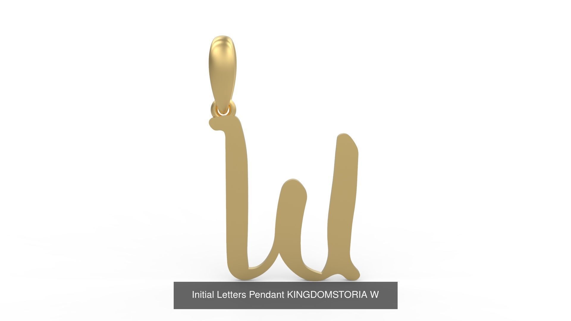 Initial Letters Pendant Alphabets KINGDOMSTORIA 3D Model Collection_25