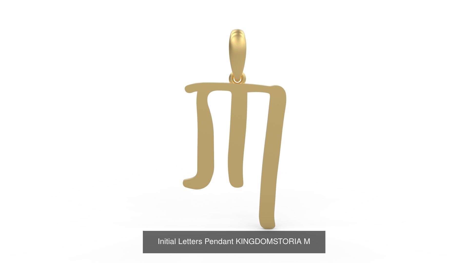 Initial Letters Pendant Alphabets KINGDOMSTORIA 3D Model Collection_15