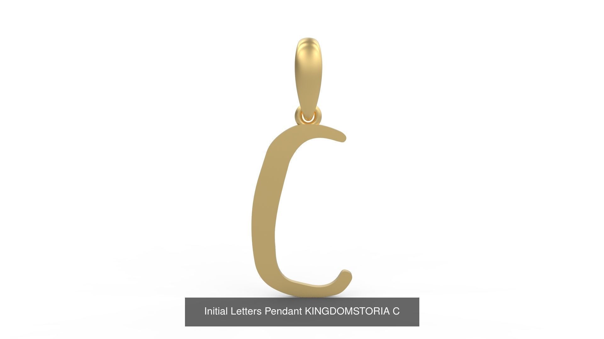 Initial Letters Pendant Alphabets KINGDOMSTORIA 3D Model Collection_5