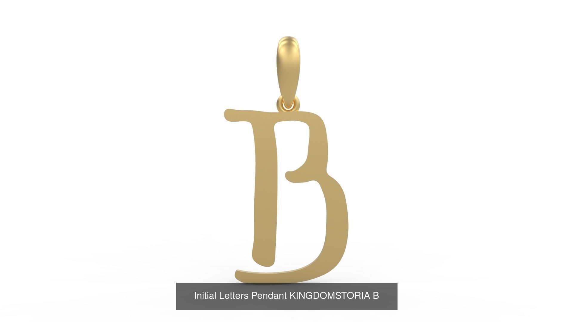 Initial Letters Pendant Alphabets KINGDOMSTORIA 3D Model Collection_4