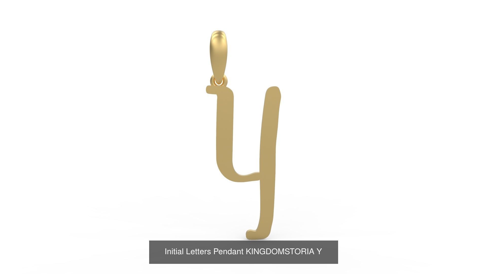 Initial Letters Pendant Alphabets KINGDOMSTORIA 3D Model Collection_27