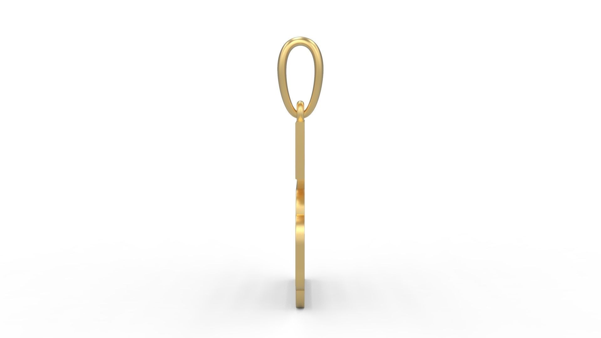 Initial Letters Pendant Linee S 3D print model_2