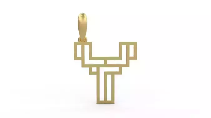 Initial Letters Pendant Linee Y