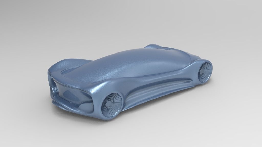 Futuristic Car 3D Printable 3D print model_1