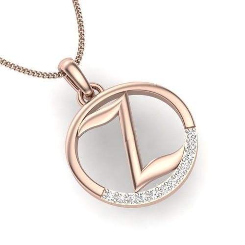 Letter Alphabet-Z Pendant  3D print model