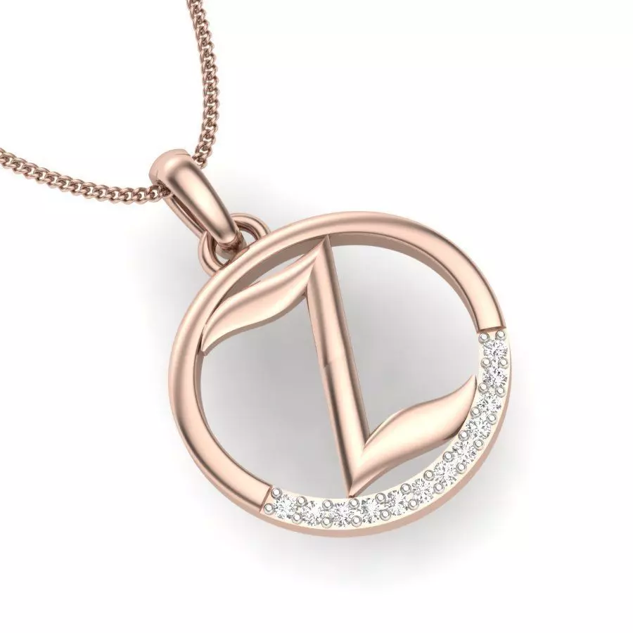Letter Alphabet-Z Pendant 3D print model