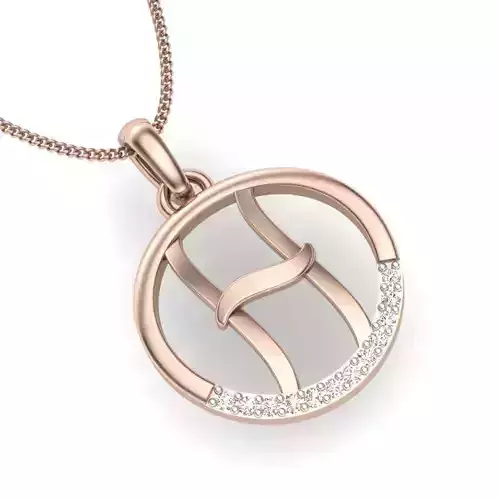 Font Alphabet H Pendants