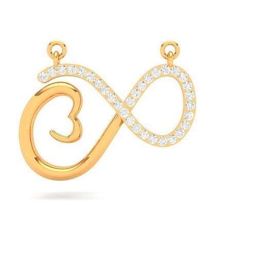 Heart Infinity  3dm and stl file printable Pendant  3D print model