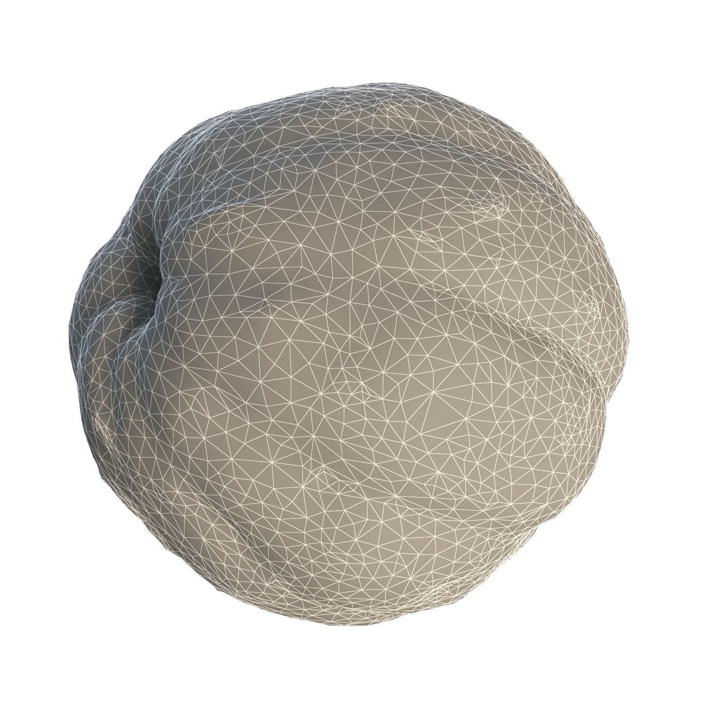 4k scanned peeled tangerine 3D model_8