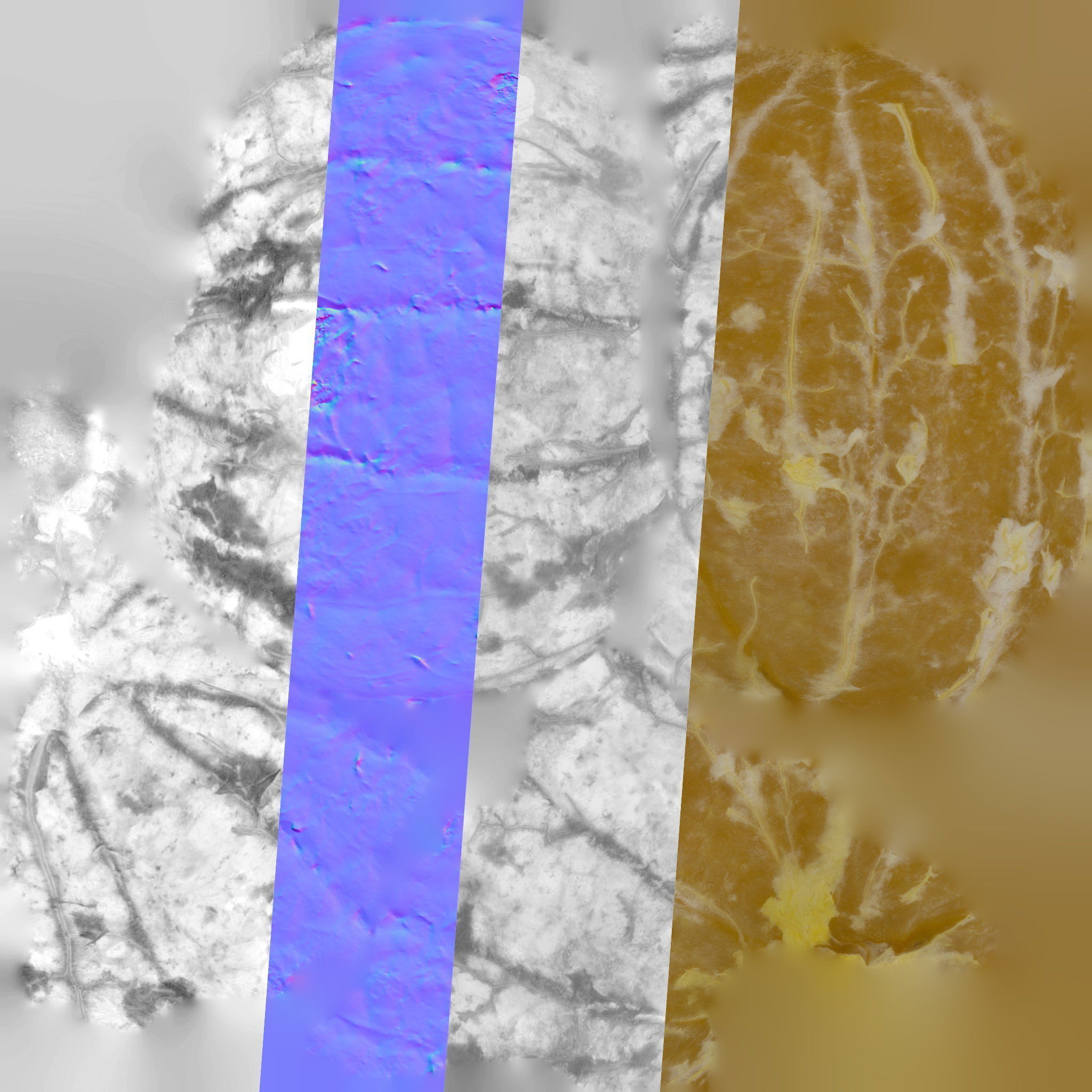 4k scanned peeled tangerine 3D model_10
