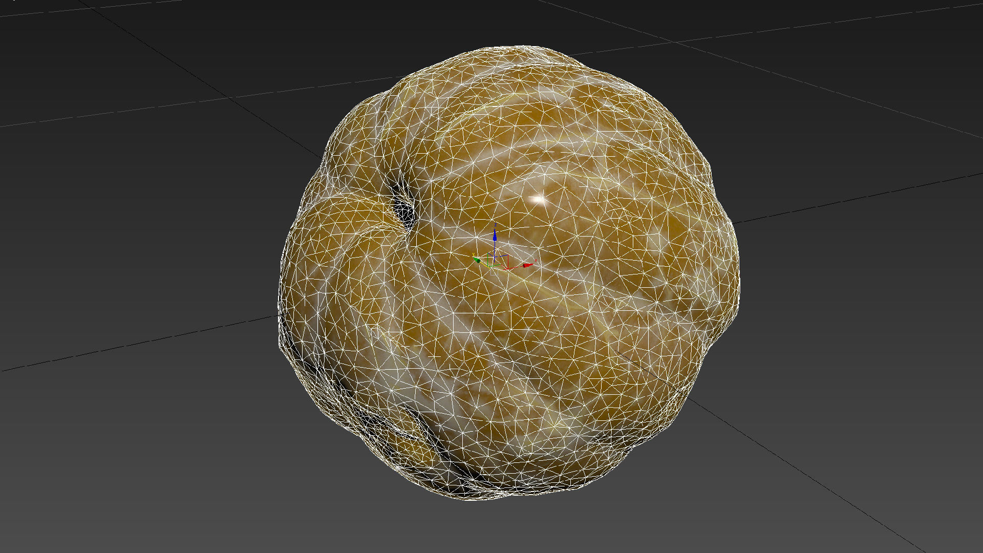 4k scanned peeled tangerine 3D model_11