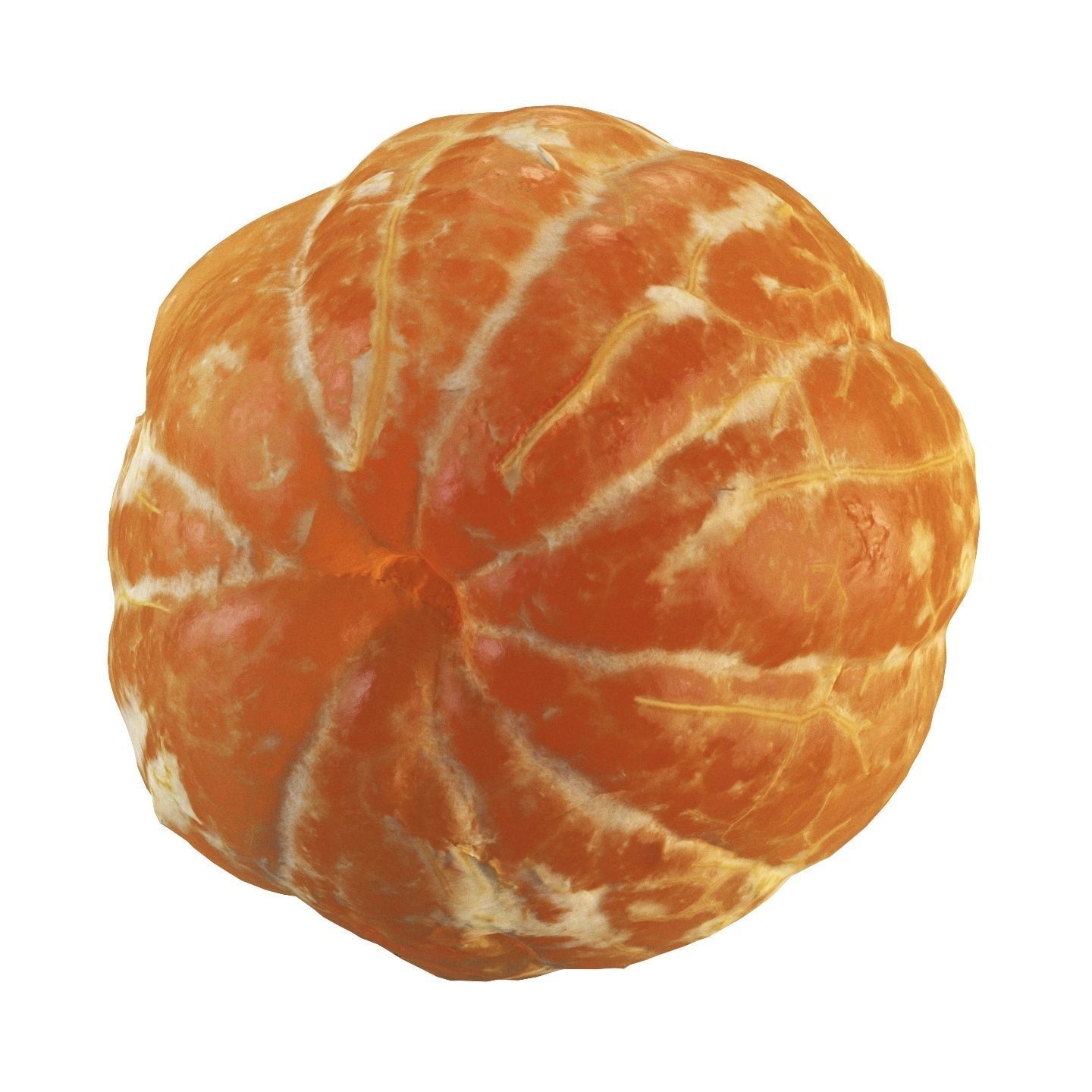 4k scanned peeled tangerine 3D model_4