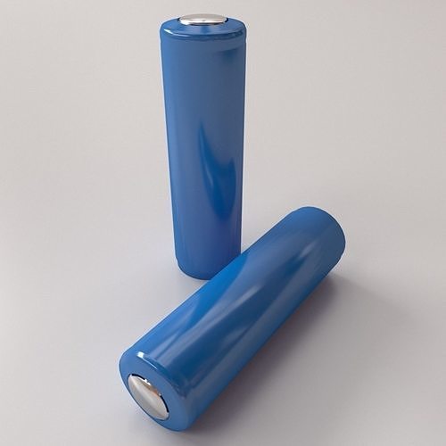 Lithium Ion 18650 Battery 3D model