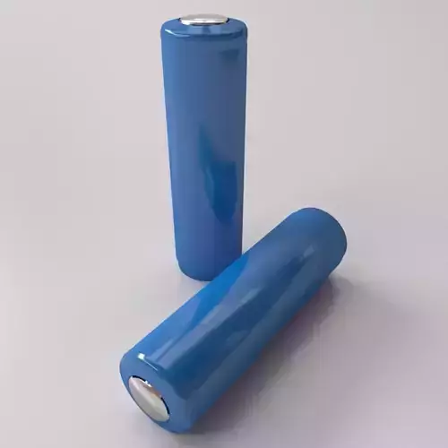 Lithium Ion 18650 Battery 3D model