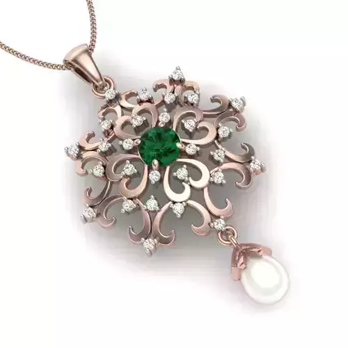 Women Pendant 3D
