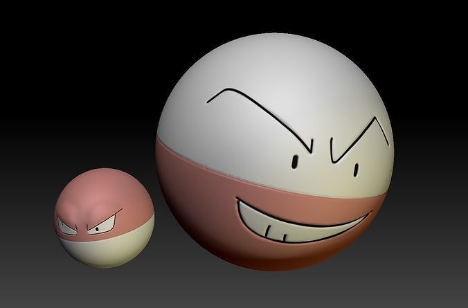 Pokemon Voltorb Electrode 3D print model