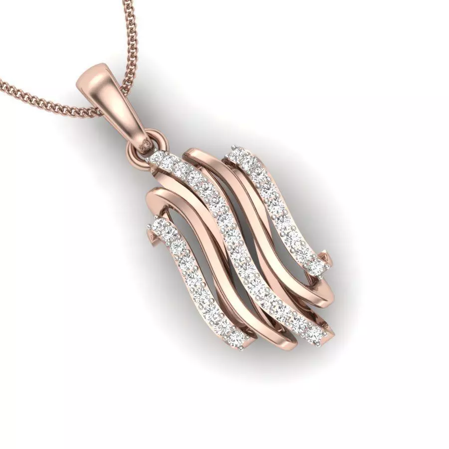 Women Pendant 3D print model 3D print model