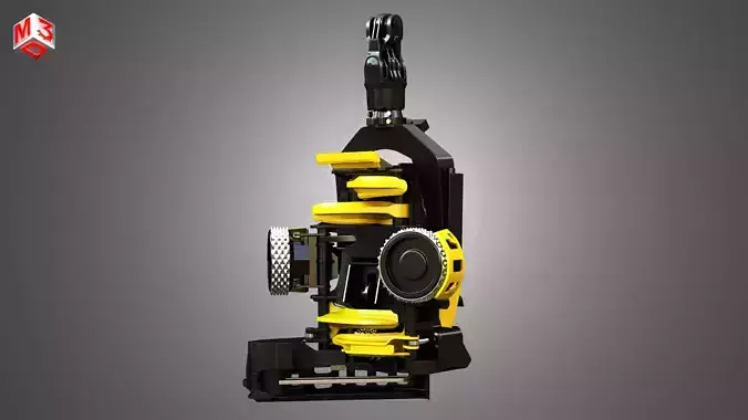 Scorpion king Forestry Harvester Head 3D model