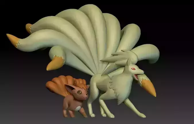 Pokemon Vulpix Ninetales