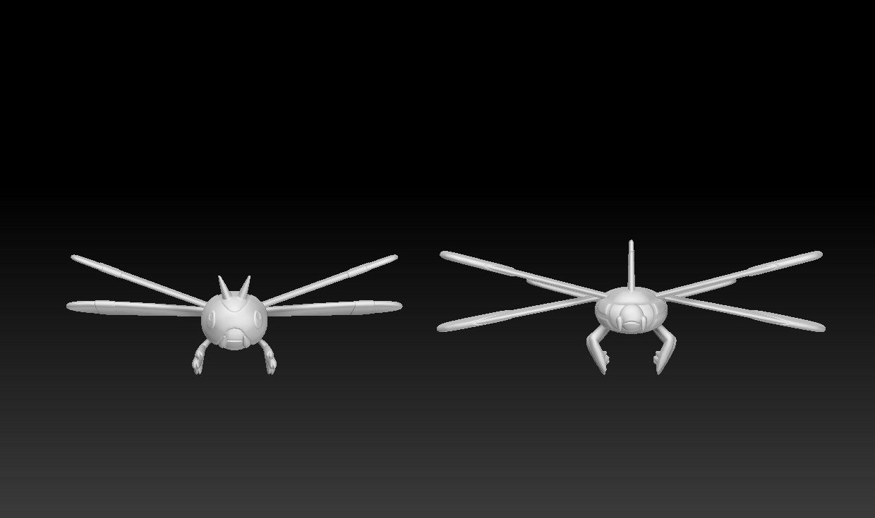 Pokemon Yanma Yanmega 3D print model_1