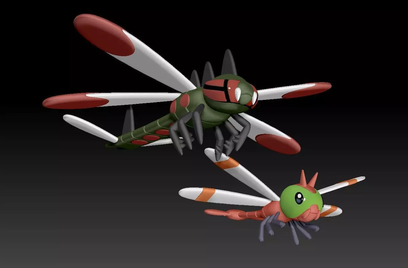 Pokemon Yanma Yanmega 3D print model_0