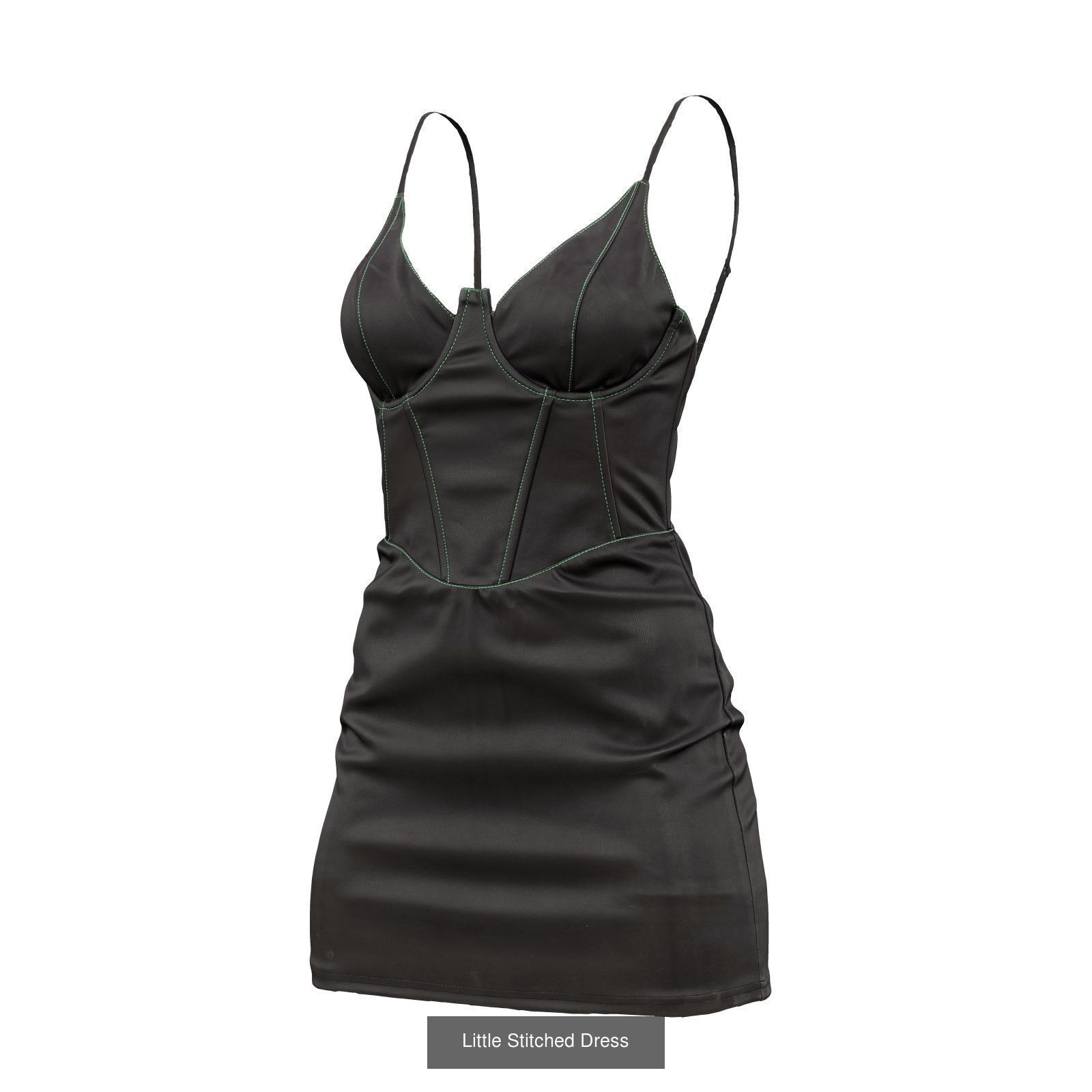 20 Edgy Dress 3D Model Collection_20