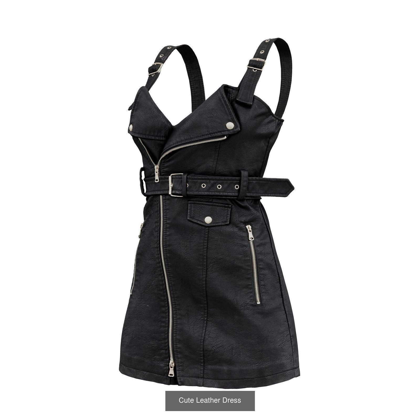 20 Edgy Dress 3D Model Collection_2