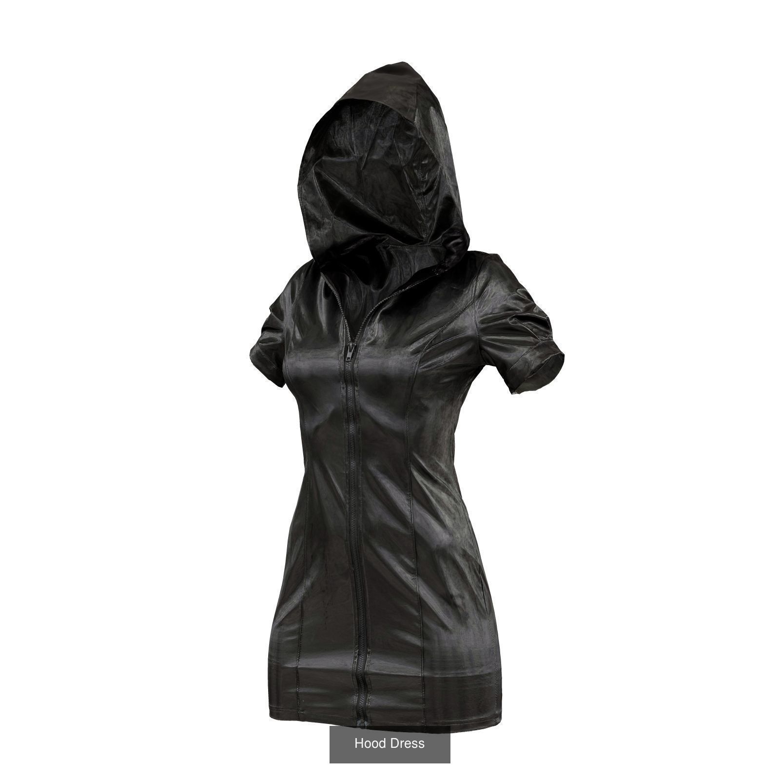 20 Edgy Dress 3D Model Collection_9