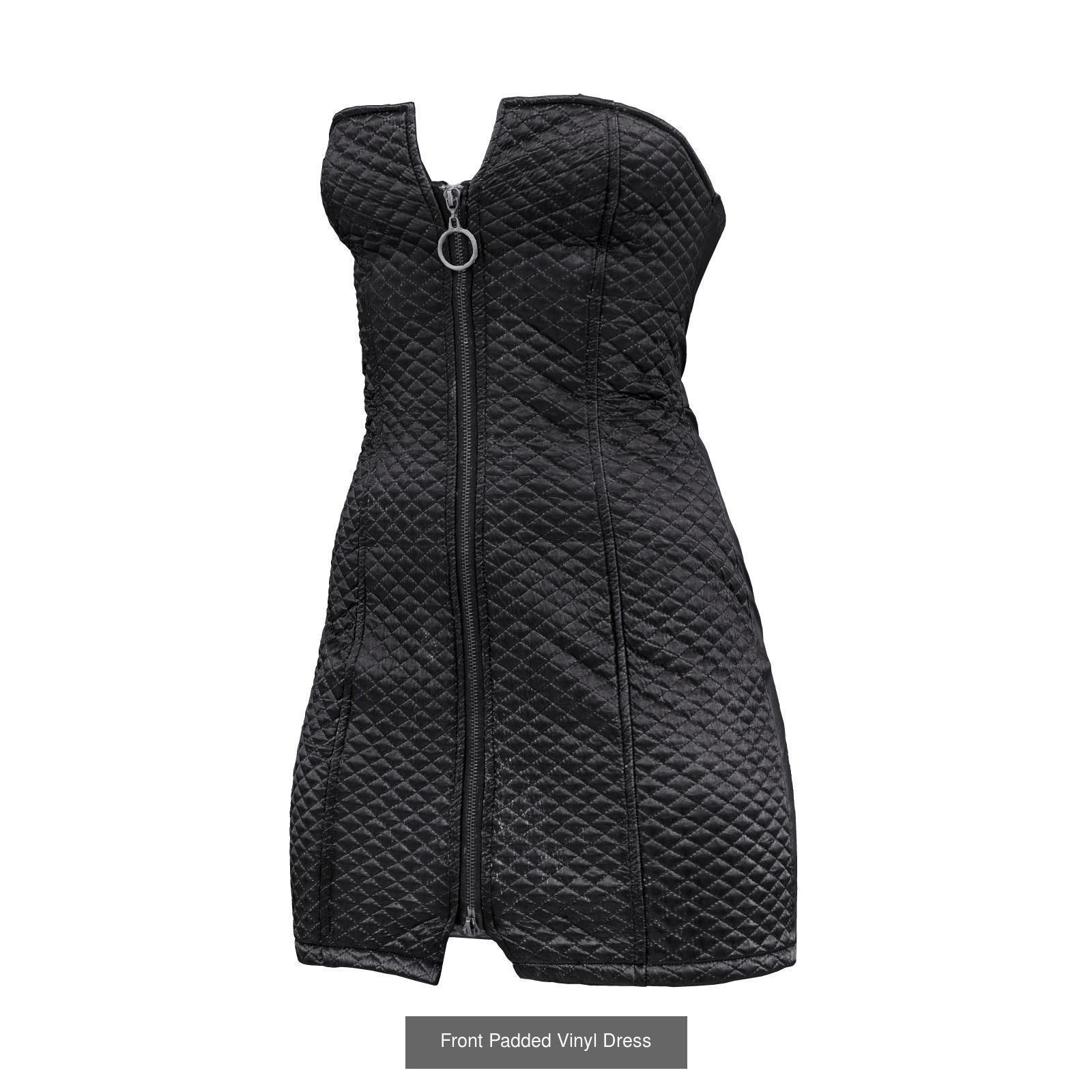 20 Edgy Dress 3D Model Collection_8