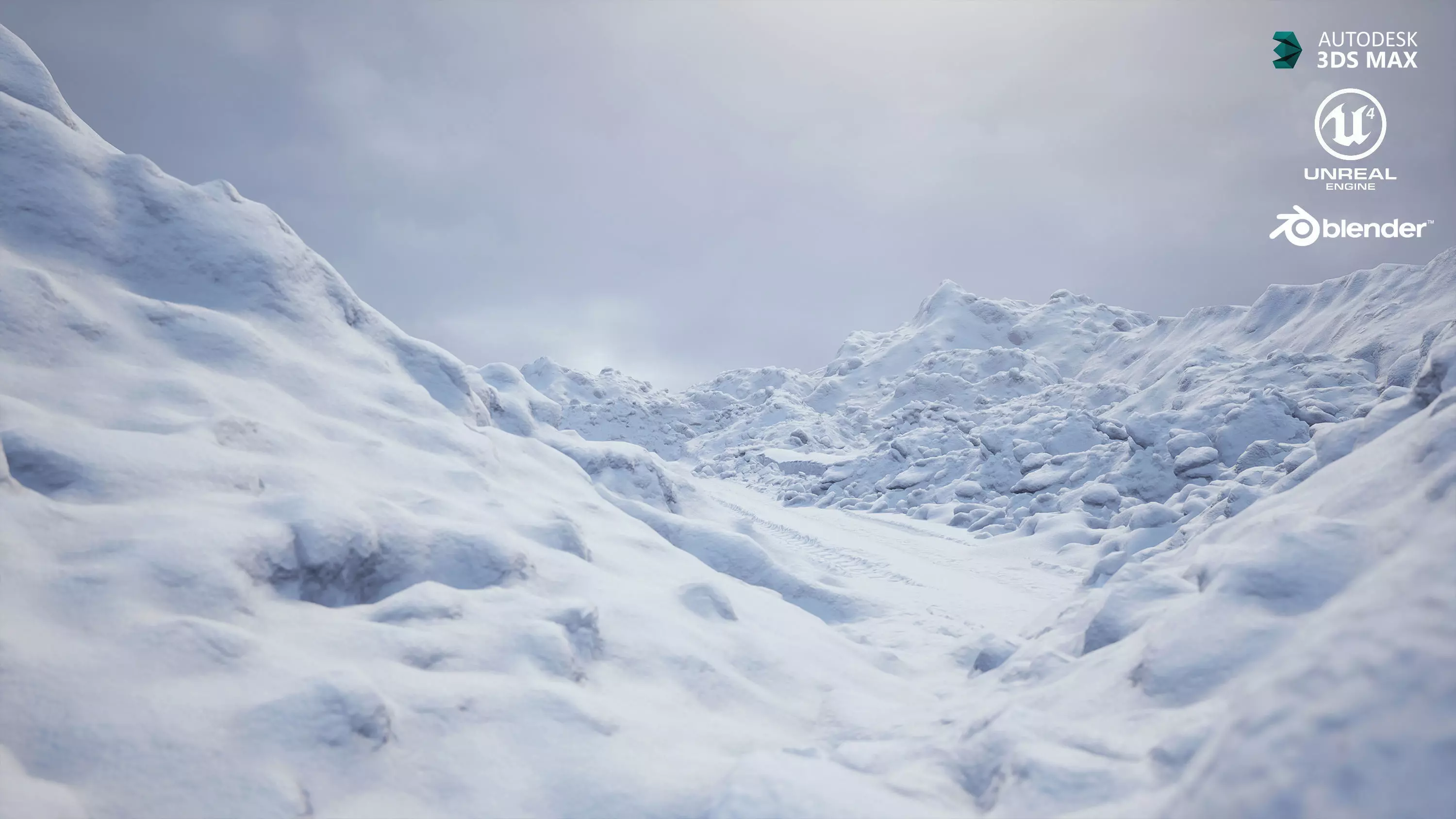 Big Snow collection  2022  Low-poly 3D model_0