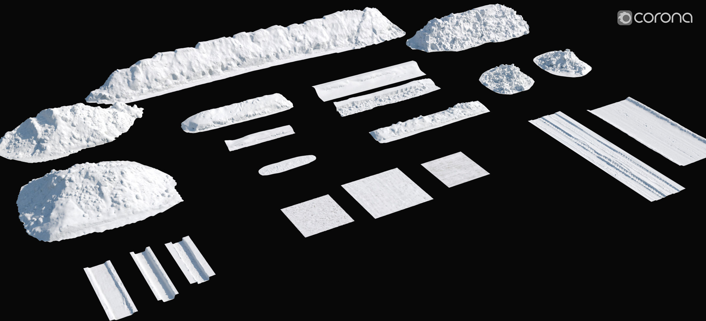 Big Snow collection  2022  Low-poly 3D model_19