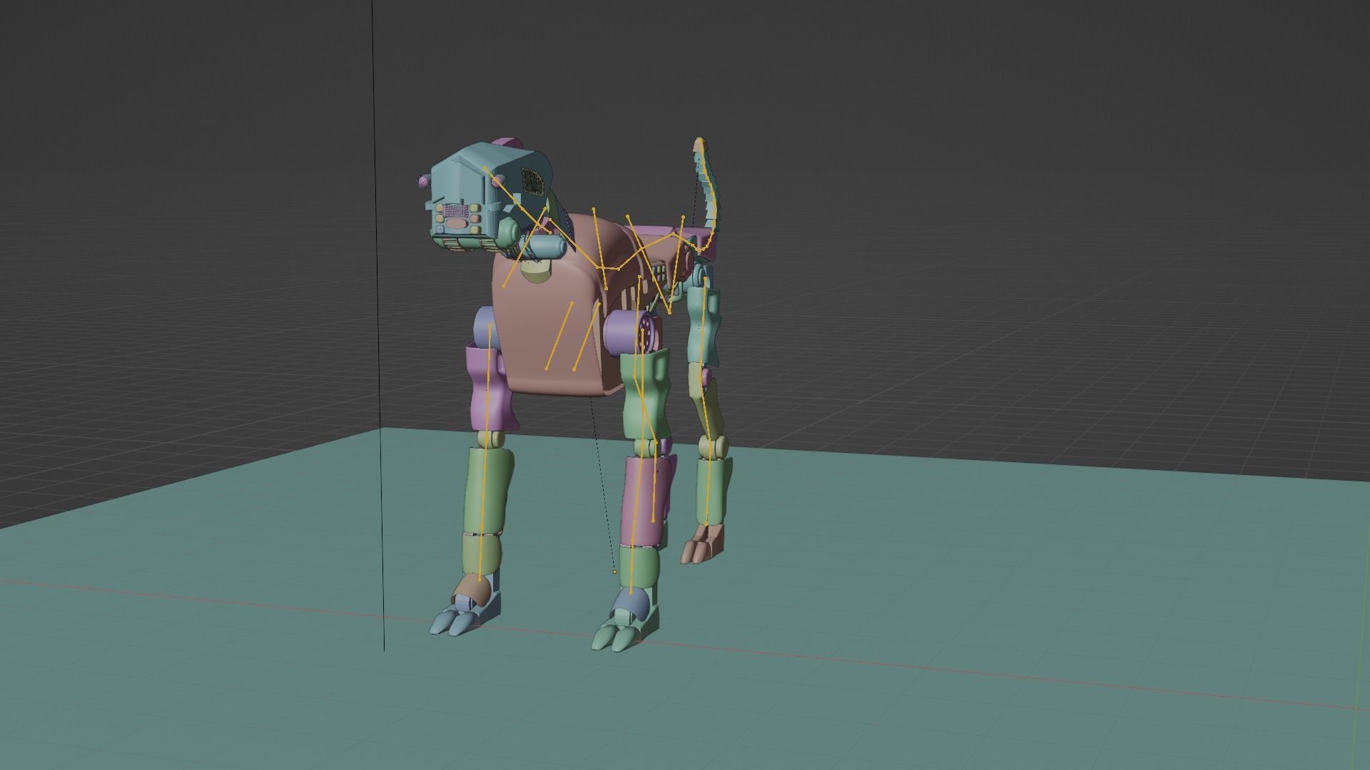 robot dogs name analog and bruno 3D model_15