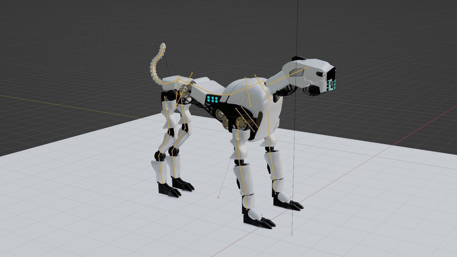 robot dogs name analog and bruno 3D model_13