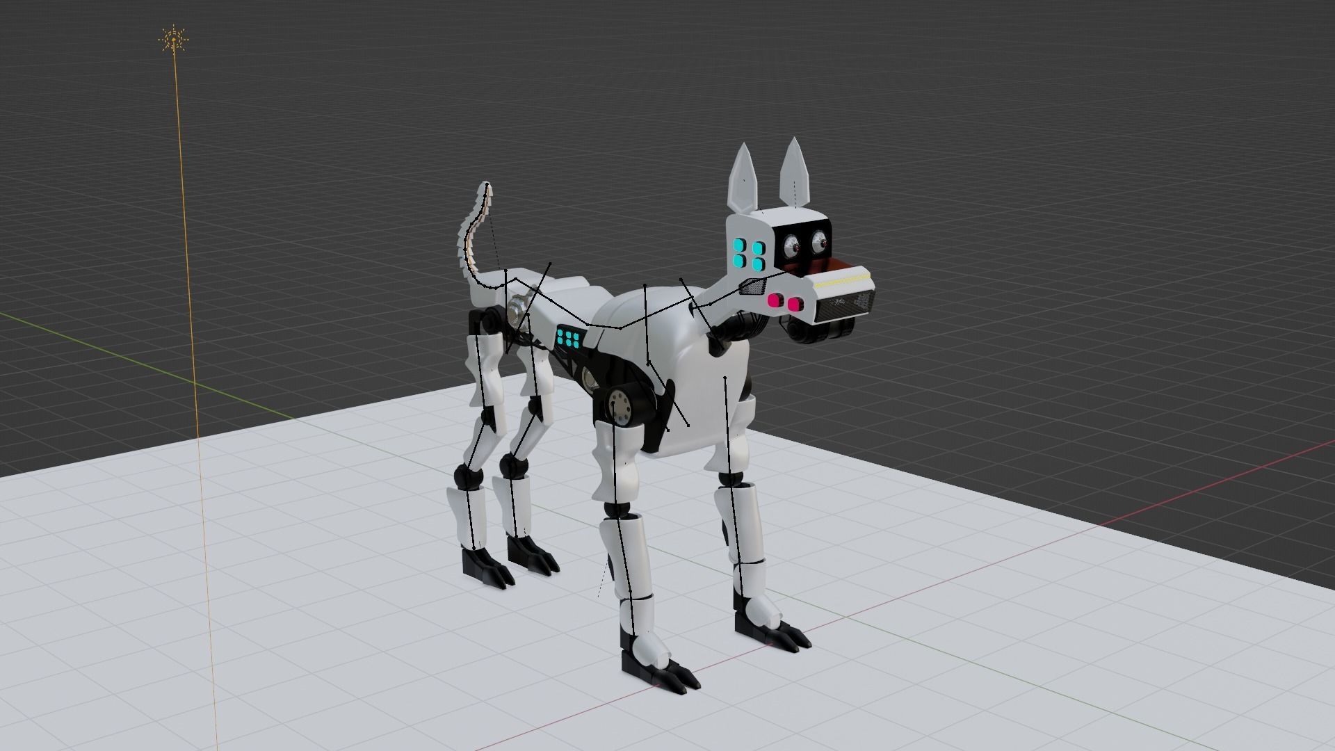 robot dogs name analog and bruno 3D model_5