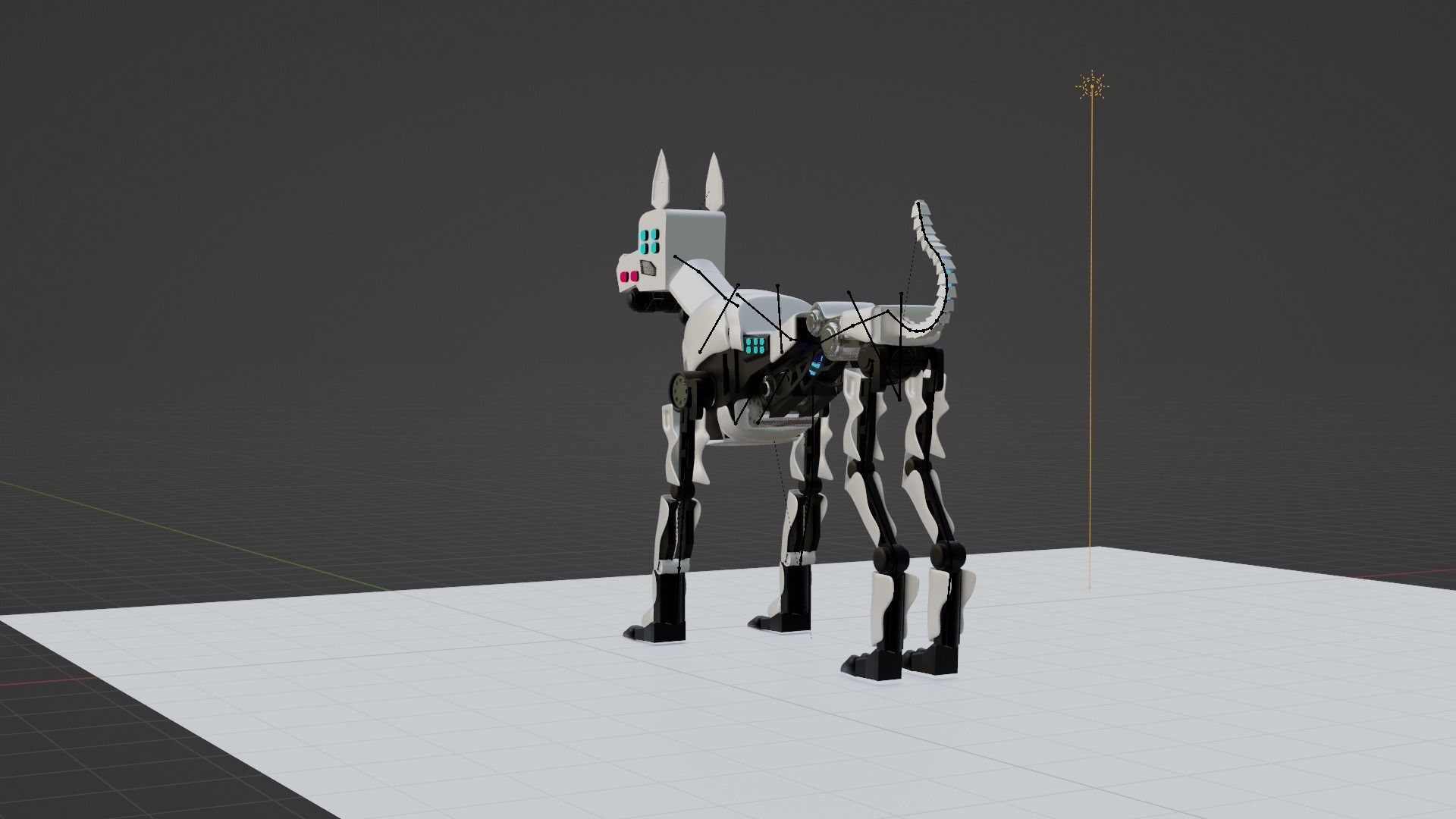 robot dogs name analog and bruno 3D model_6
