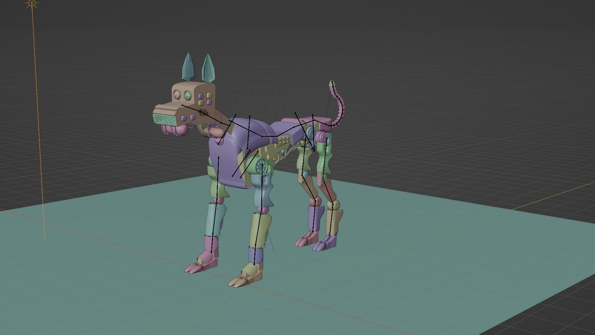 robot dogs name analog and bruno 3D model_7