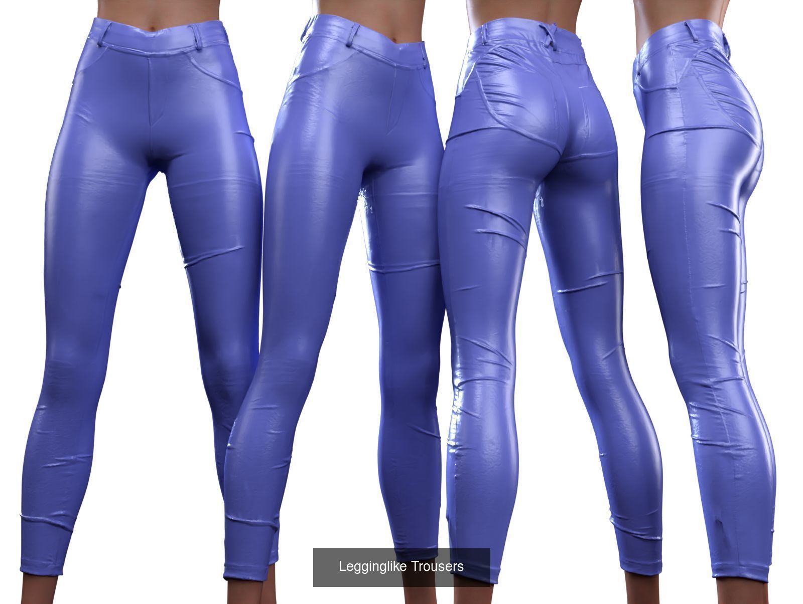 26 Trousers and Leggings 3D Model Collection_21