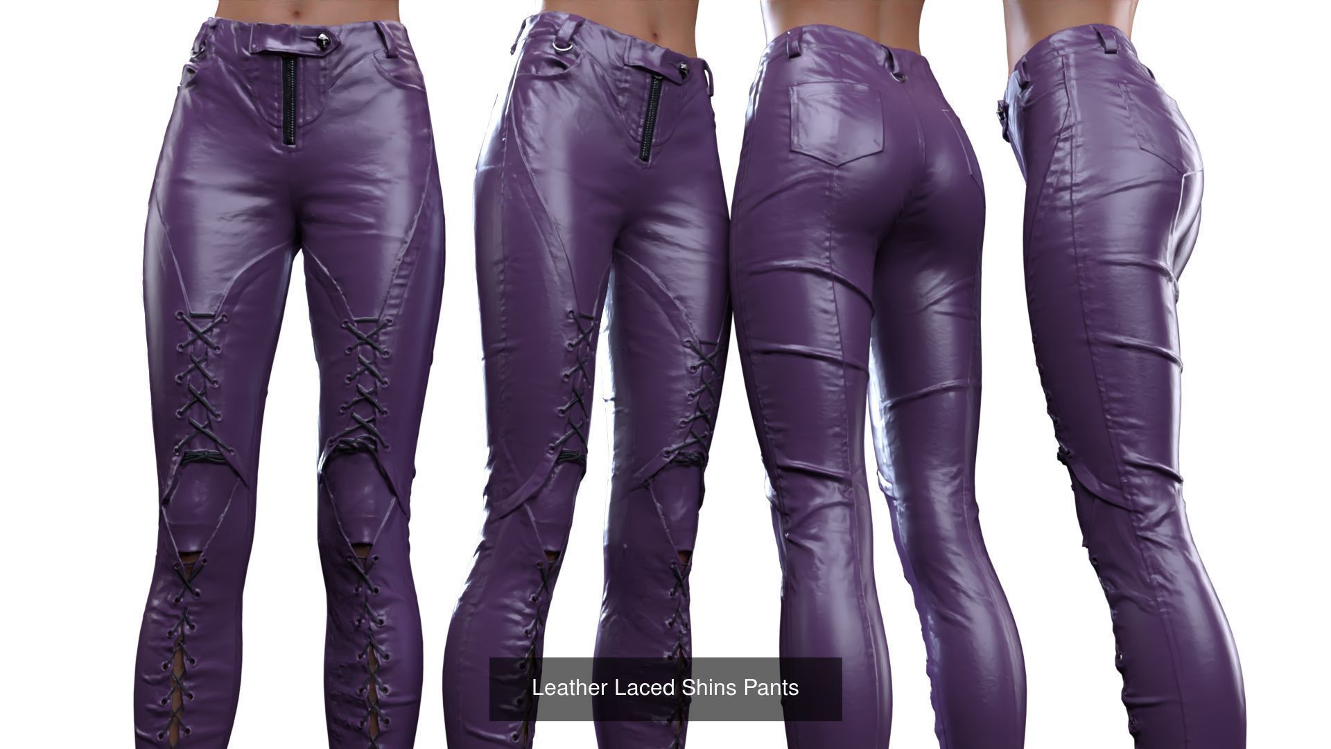 26 Trousers and Leggings 3D Model Collection_25