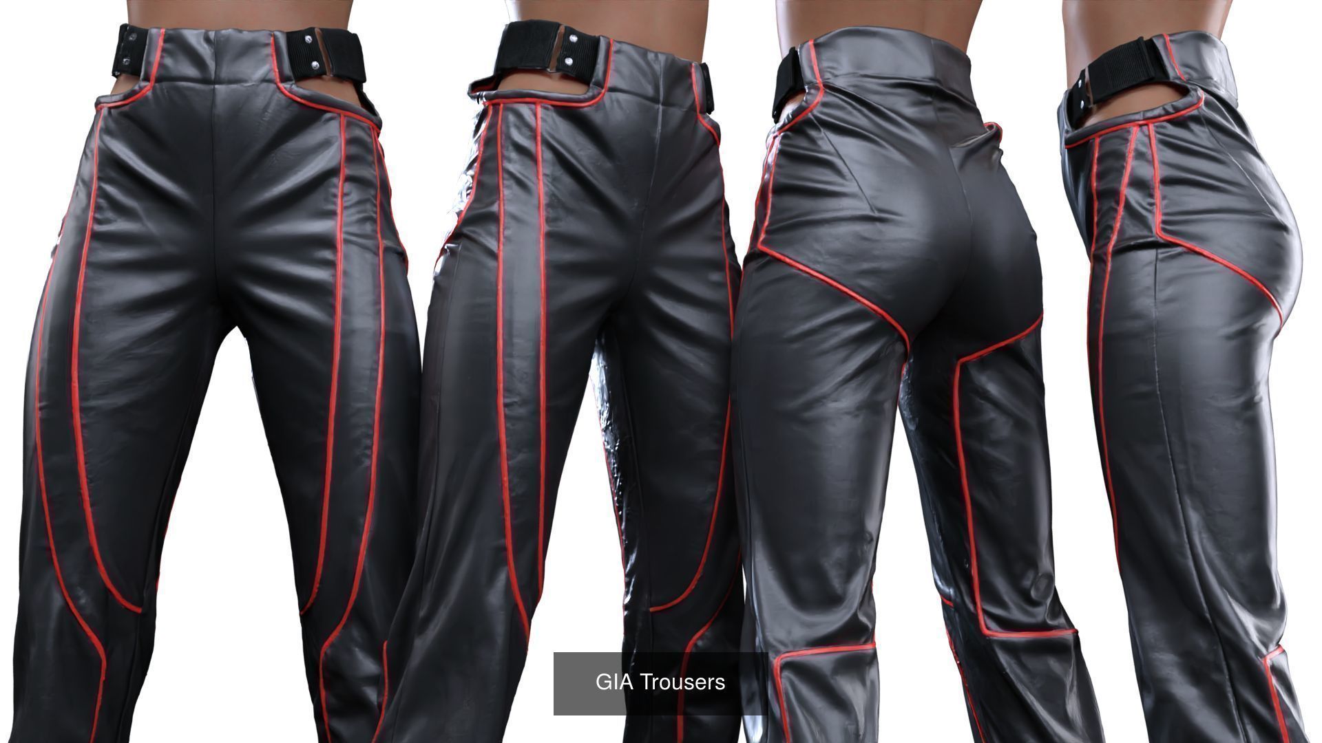 26 Trousers and Leggings 3D Model Collection_12