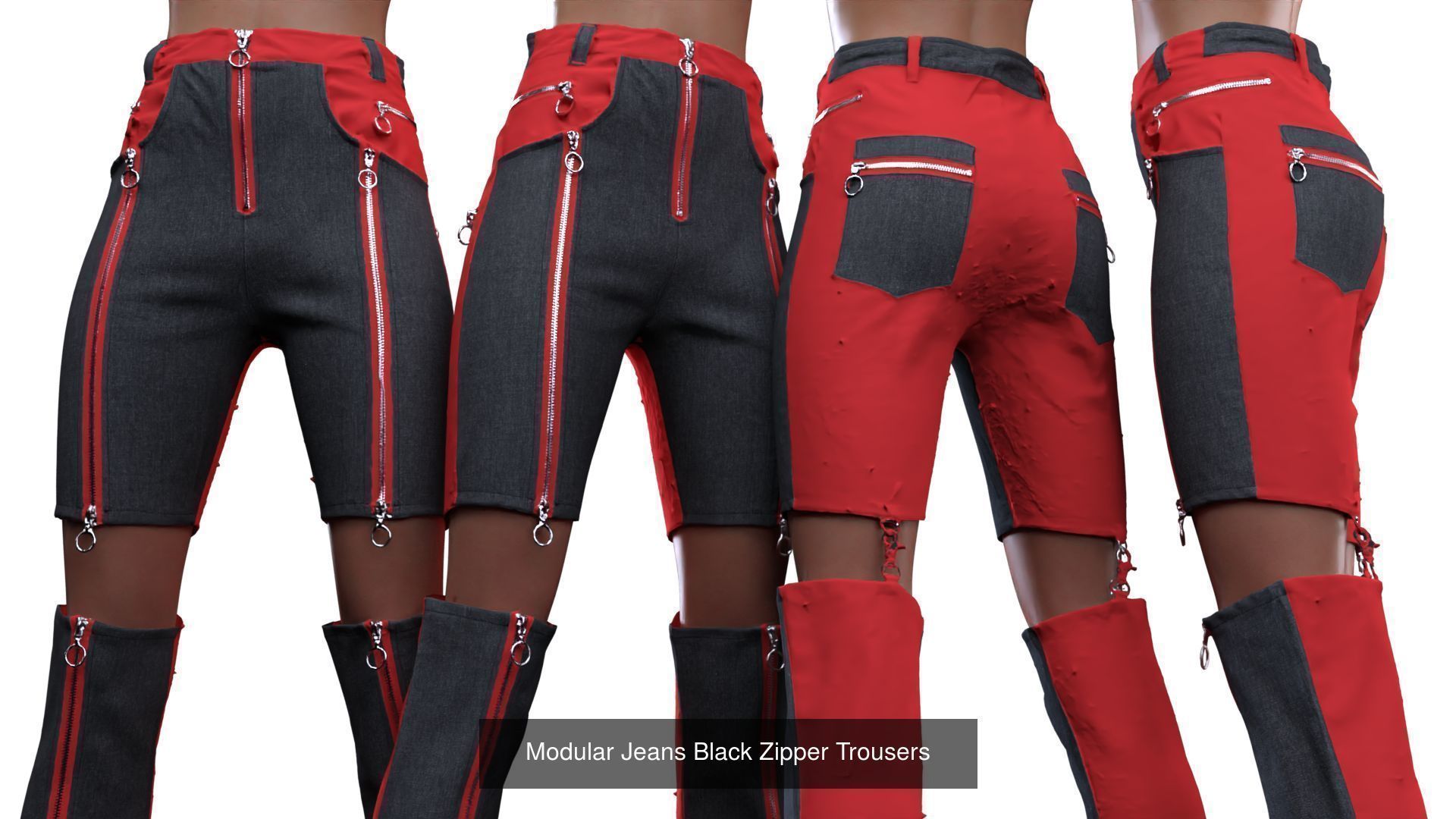 26 Trousers and Leggings 3D Model Collection_15