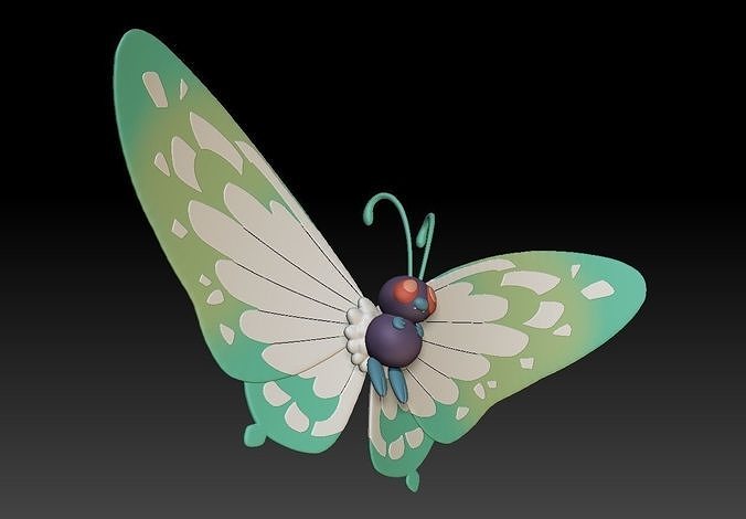 Pokemon Gigantamax Butterfree 3D print model