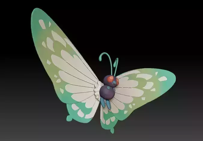 Pokemon Gigantamax Butterfree 3D print model