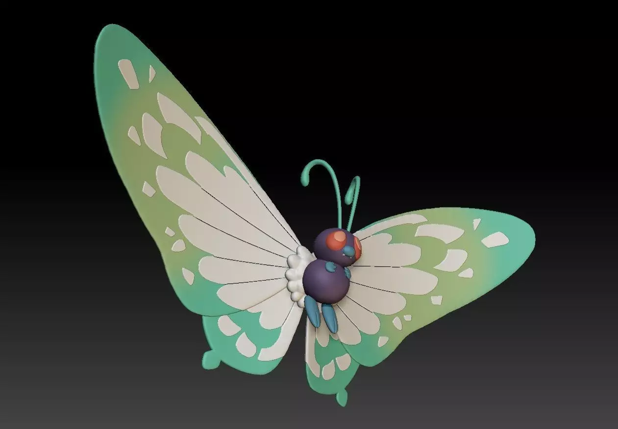 Pokemon Gigantamax Butterfree 3D print model