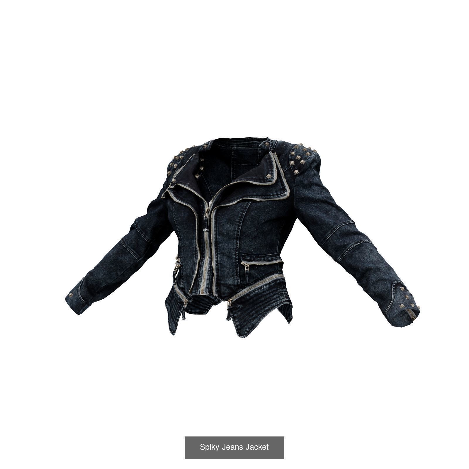 20 Edgy jackets 3D Model Collection_6