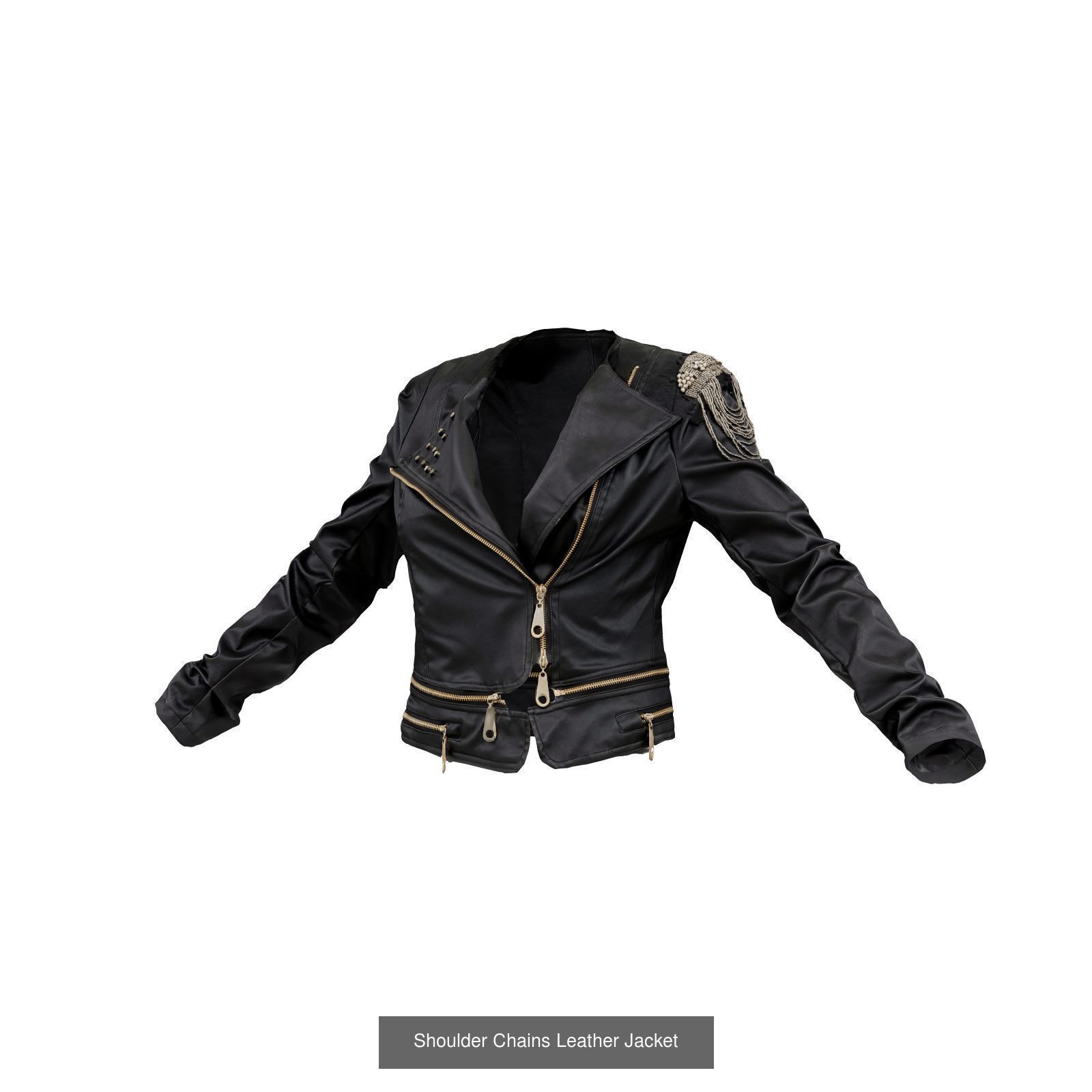 20 Edgy jackets 3D Model Collection_10