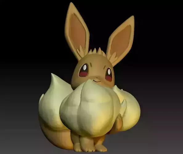 Pokemon Gigantamax Eevee 3D print model